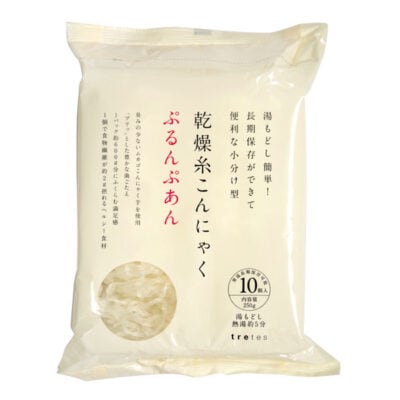 Fideos de konnyaku seco