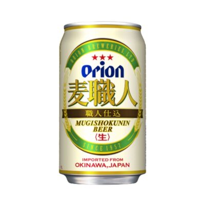 Lata de Cerveza de Orion Mugi Shokunin de 355ml