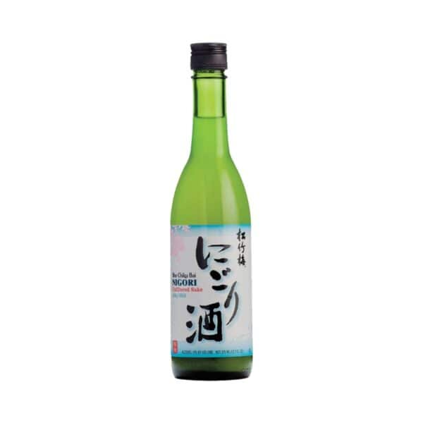 Botella de Sho Chiku Bai Nigori Silky Mild de Takara de 375ml