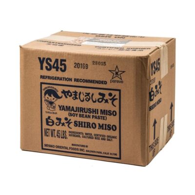 Shiro miso (pasta de soya color claro) de Yamajirushi de 20.41kg