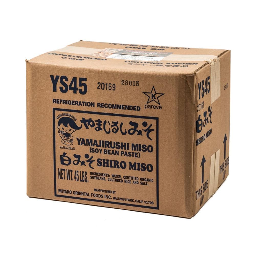 Shiro miso (pasta de soya color claro) de Yamajirushi de 20.41kg