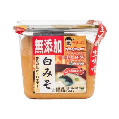 Shiro miso (pasta de soya color claro) de Yamajirushi de 750gr