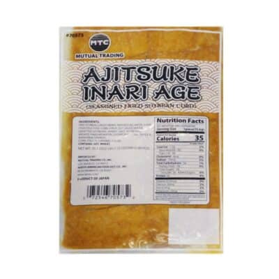 Tofu frito sazonado para Inarizushi (Congelado) x 60 packs