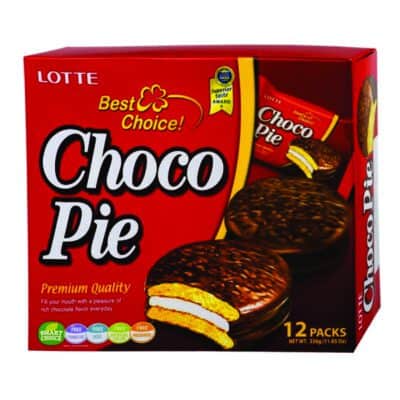 CHOCO PIE LOTTE 12 PIEZAS 336 GR