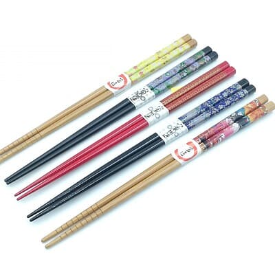 Ohashi con diseño - Palitos de madera con diseños variados