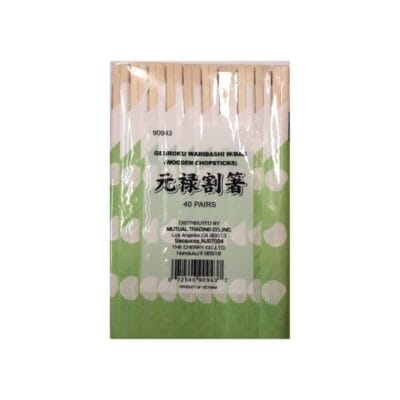 Palillos de bamboo con funda x 40 und