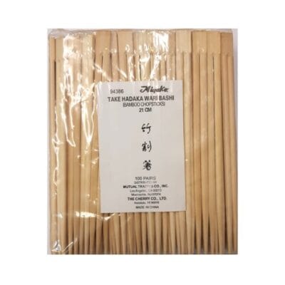 Palillos de bamboo x 100 und
