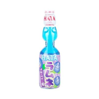 Botella de Ramune sabor Blueberry HATA de 6.76 oz