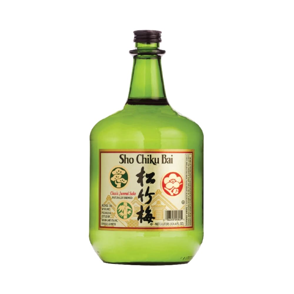 Botella de Sho Chiku Bai Junmai Classic de Takara de 3 Lt