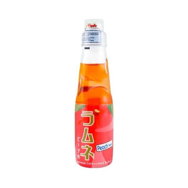 Botella de Ramune sabor Durazno Miyako de 200 ml