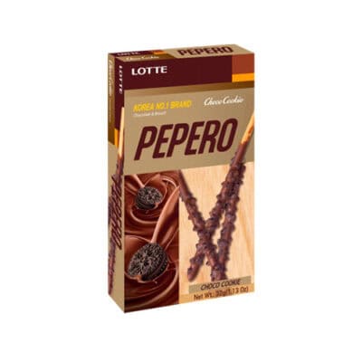 Pepero, sabor a chocolate con trocitos de galleta