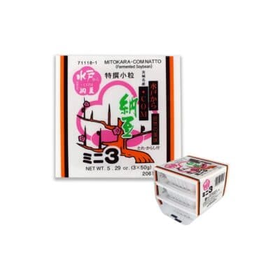 Natto / Frejol de Soya fermentada MITO KARA x 3 packs