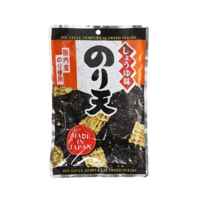 Galleta de tempura con nori. Sabor a shoyu (soya) x 40 gr
