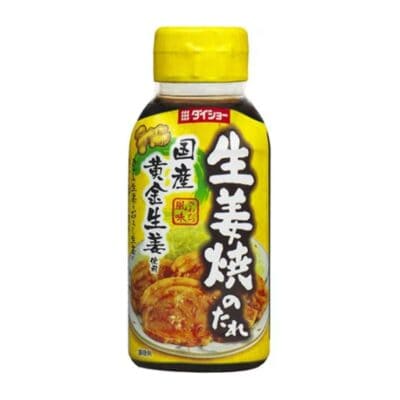 Salsa de shogayaki. Elaborada con salsa de soya, jengibre dorado. x 175 gr