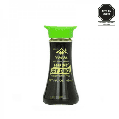 Salsa de Soya Sin Aditivos Bajo En Sodio Yamasa x 148 ml