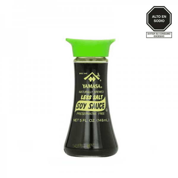 Salsa de Soya Sin Aditivos Bajo En Sodio Yamasa x 148 ml