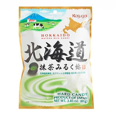 Kasugai Hokkaido Matcha milk / Caramelo sabor a matcha y leche