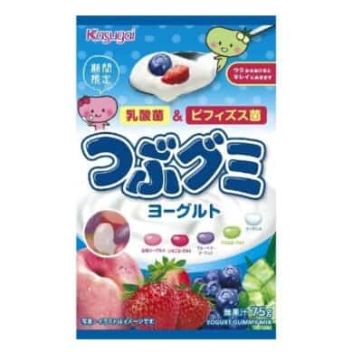 Kasugai yogurt tsubu gummy / Gomitas sabor a yogurt