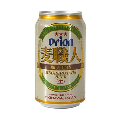 Cerveza de Okinawa Japón Orion en lata x 355 ml