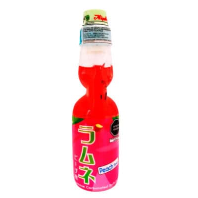 Bebida gasificada Ramune sabor Durazno