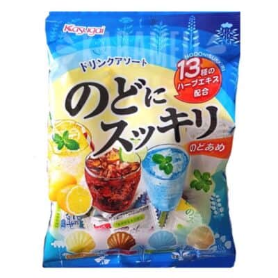 Kasugai Nodo Sukkiri Drink Assort 3.70Oz