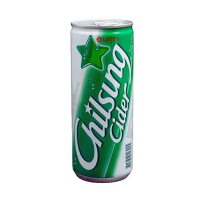 Botella de Chilsung Cider Lotte de 250 ml
