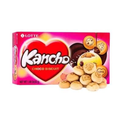 Kancho galletas relleno de chocolate de Lotte